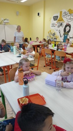 Den třídních kolektivů - spolupráce 1. B a 9. B