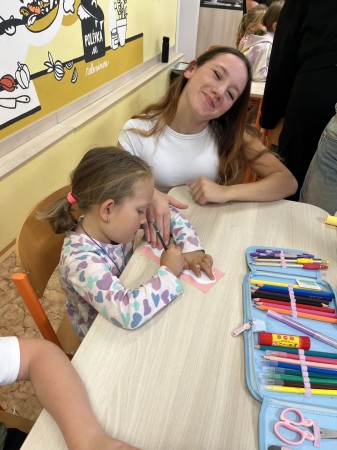 Den třídních kolektivů - spolupráce 1. B a 9. B